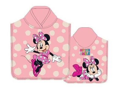Minnie Mouse poncho met capuchon