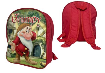 Disney Sneeuwwitje dwerg Grumpy rugzak 30x25x10cm