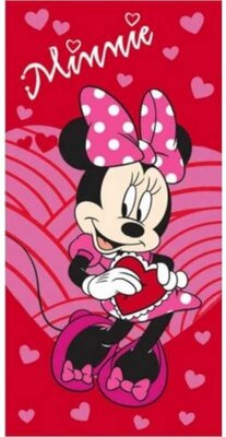 Minnie Mouse strandlaken 70x140cm katoen