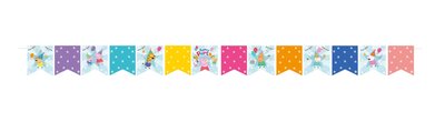 Peppa Pig vlaggenlijn - verjaardag slinger