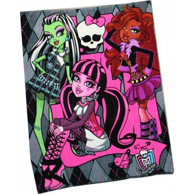 Monster High fleece deken - 120x150cm