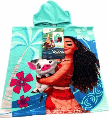 Disney Vaiana poncho 55x110cm BL