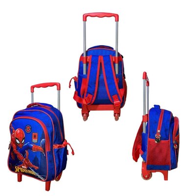 Spiderman rugzak trolley 31x24x15cm.