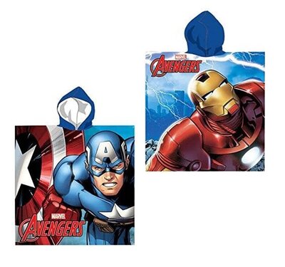 The Avengers poncho 55x110cm - Captain America & Iron Man