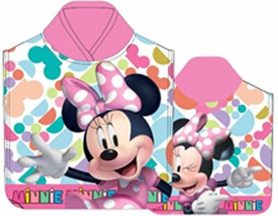 Minnie Mouse poncho met capuchon Dots