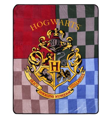 Harry Potter fleece deken Deluxe - Hogwarts