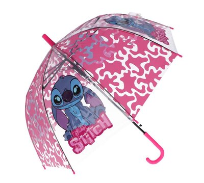 Lilo & Stitch paraplu transparant 78cm