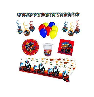 Blaze en de Monsterwielen feestpakket Deluxe - pakket voor 8 personen