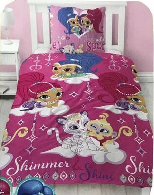 Shimmer en Shine dekbedovertrek 140x200cm