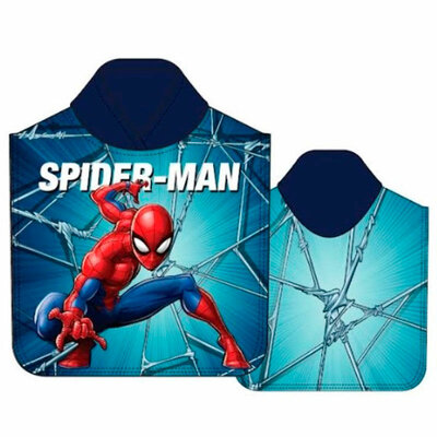 Spiderman poncho met capuchon 50x100cm