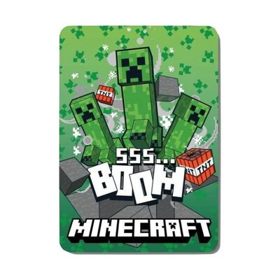 Minecraft fleece deken 100x140cm Boom