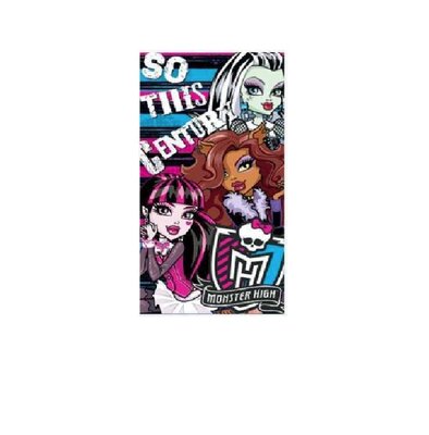 Monster High strandlaken 75x150cm - 100% katoen.