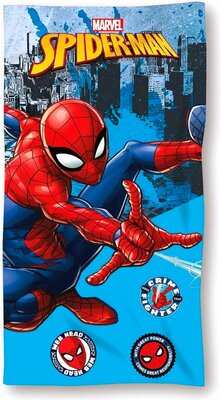 Spiderman badlaken of strandlaken Crawler - 70x140cm Katoen