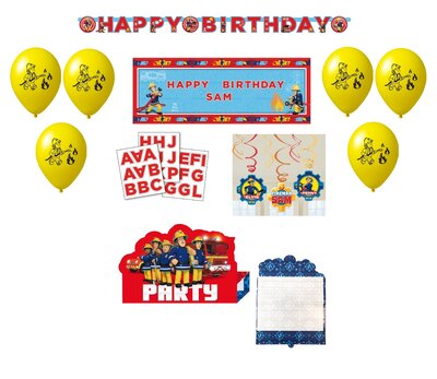 Brandweerman Sam feestpakket 20-delig - voordeelpakket Actie!