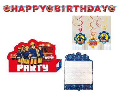 Brandweerman Sam feestpakket - voordeelpakket Actie3!