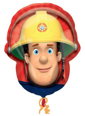 Brandweerman Sam super shape folie ballon