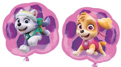 Paw Patrol Skye en Everest super shape folie ballon