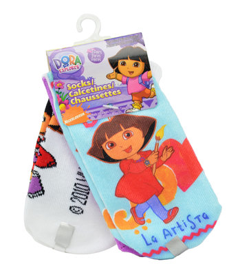 Dora Explorer sneaker sokken set van 3 paar