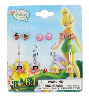Disney Tinkerbell 5 delig creole en oorknopjes set