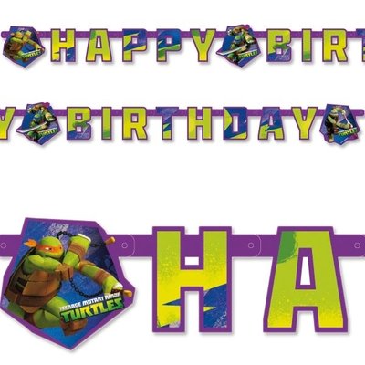 Teenage Mutant Ninja Turtles HAPPY BIRTHDAY slinger