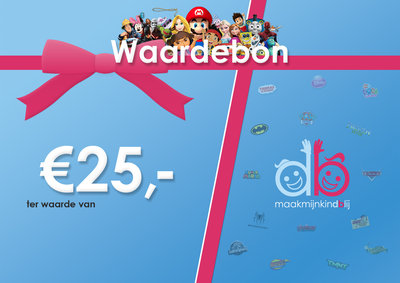 Maakmijnkindblij Waardebon - €25,00