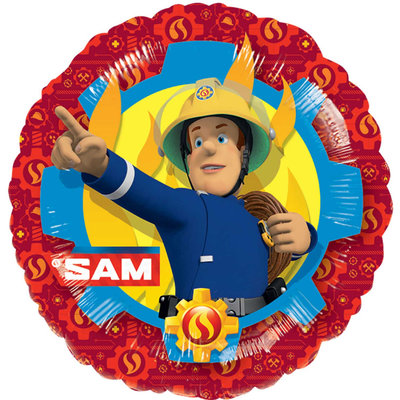 Brandweerman Sam folie ballon flame