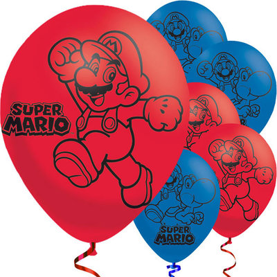 Super Mario ballonnen 23cm