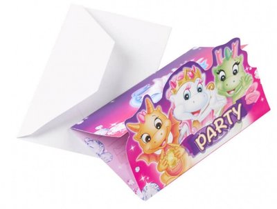 Safiras uitnodigingen kinderfeest