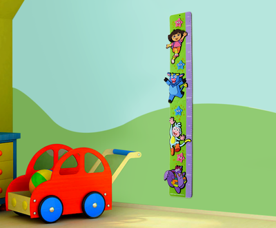 Dora Explorer wand groeimeter