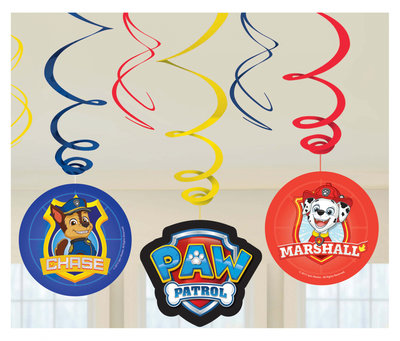 Paw Patrol plafond decoratie slingers