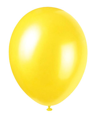 Ballonnen 30 centimeter unikleur geel