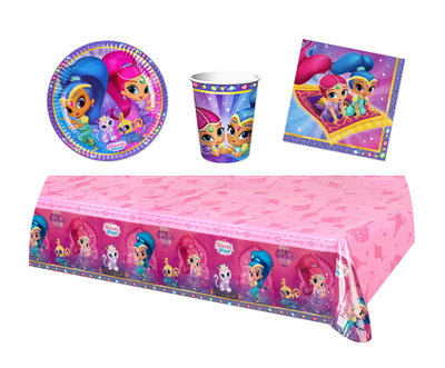 Shimmer and Shine feestpakket - voordeelpakket 8 personen