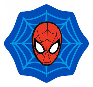 Spiderman vloerkleed, web motief en afmeting 80x75cm! Spiderman vloerkleed, web motief en afmeting 80x75cm!