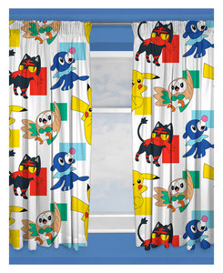 Pokemon kant en klaar gordijnen | 2 keer 183x168cm! Pokemon kant en klaar gordijnen | 2 keer 183x168cm!